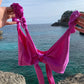 "IT'S A PINK WRAP" - TWO PIECES SET REVERSIBLE BIKINI