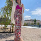 Fun tik tok viral pants colourful print