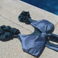 "BLUE BLISS" Wrap Letucce BIKINI SET